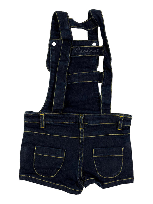 CACHAREL 4 ans combinaison short jean foncé