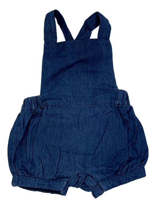 JACADI 6 mois salopette short chambray