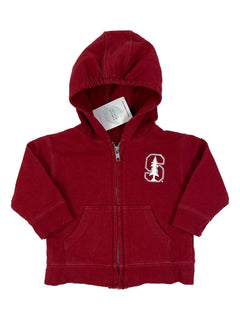 COLLEGE KIDS 12 mois sweat gilet a capuche rouge