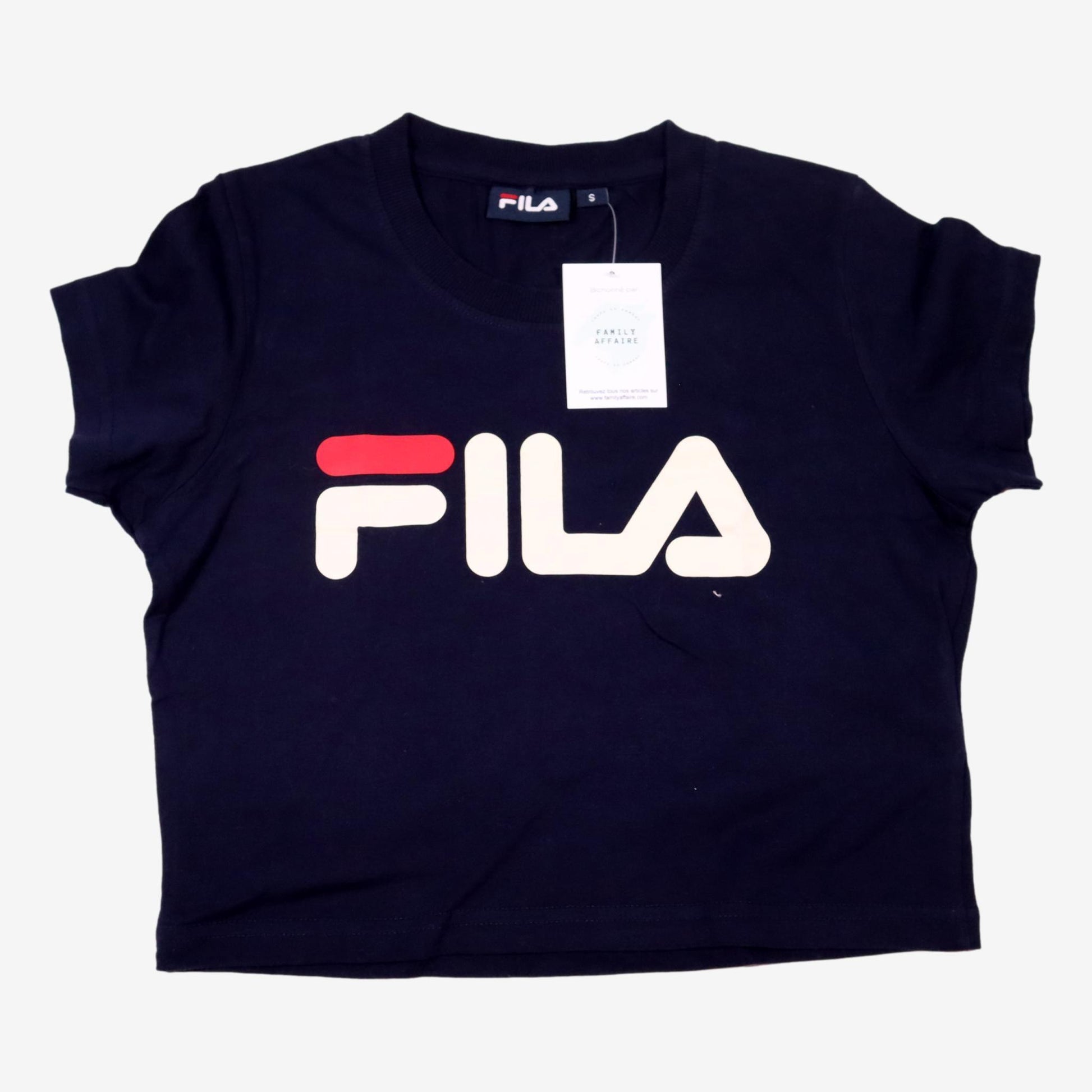 FILA 8 ans t-shirt noir logo "fila"