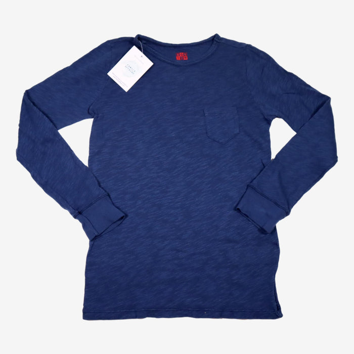 BONTON 10 ans t-shirt bleu manche longue