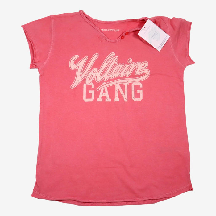 ZADIG & VOLTAIRE 10 ans t-shirt rose