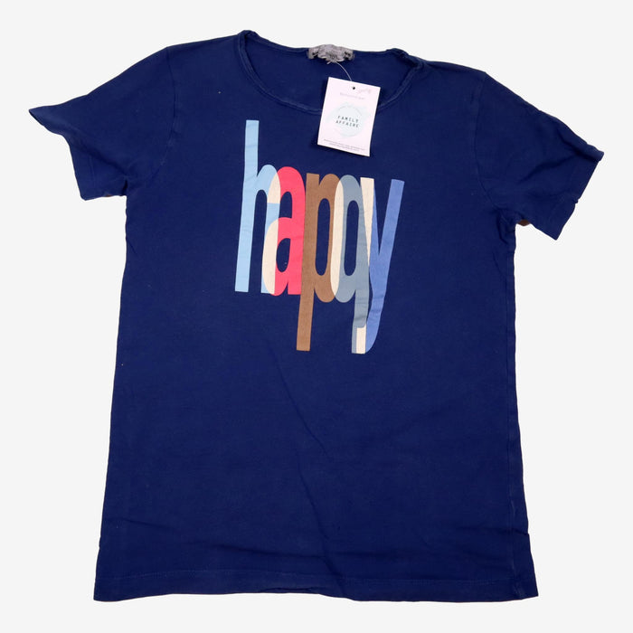 BONPOINT 10 ans t-shirt bleu "happy"