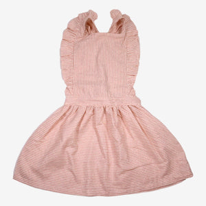 EMILE ET IDA 8 ans robe rayure rose et blanche