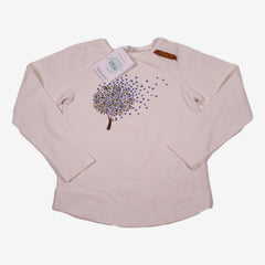 JACADI 6 ans t-shirt blanc arbre