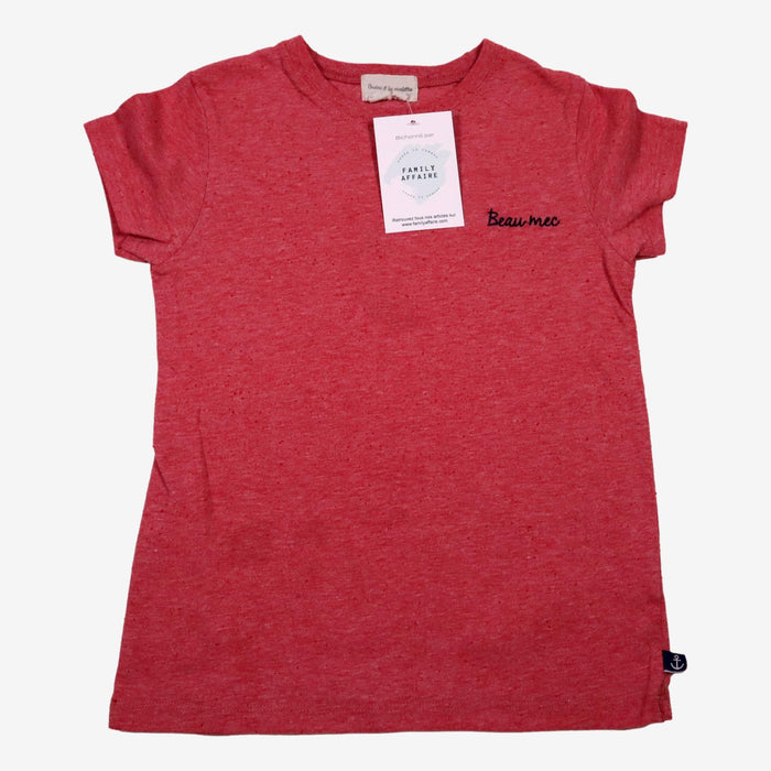 ARSENE ET LESPIPELETTES 5 ans t-shirt rose/rouge