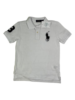 RALPH LAUREN 6 ans Polo blanc