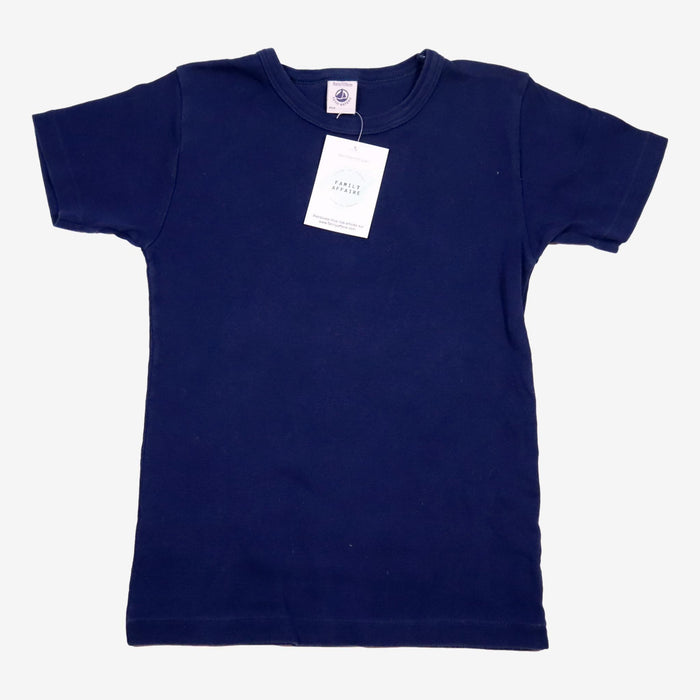 PETIT BATEAU 8 ans t-shirt bleu