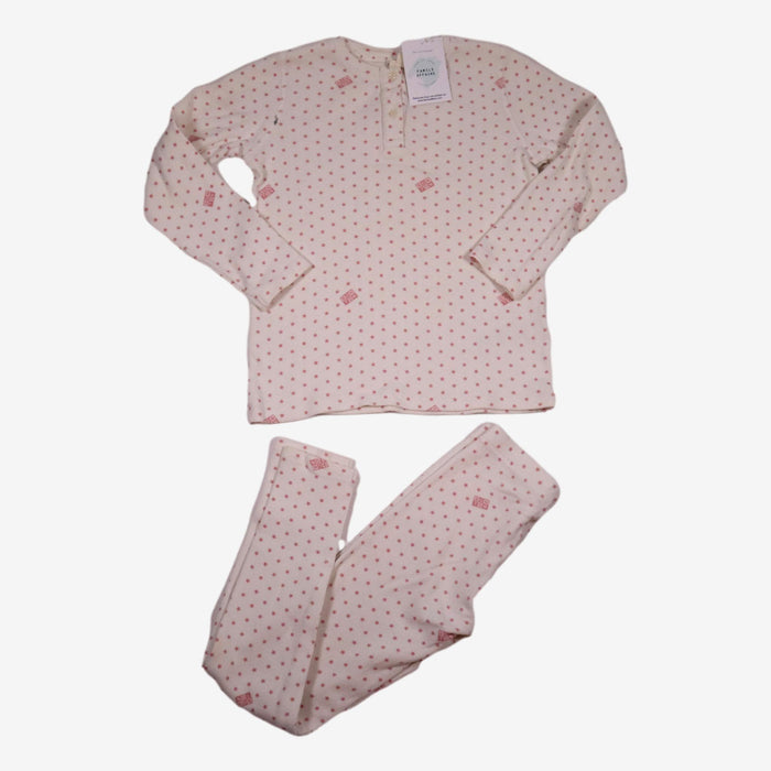 BONTON 10 ans ensemble pyjama blanc étoile rose