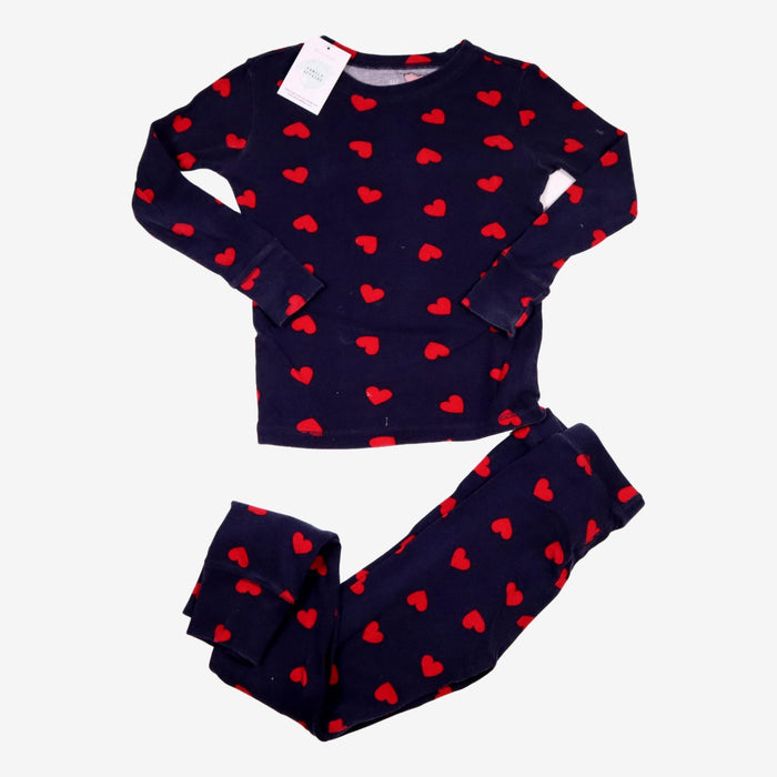 GAP 8 ans ensemble pyjama bleu cœur rouge