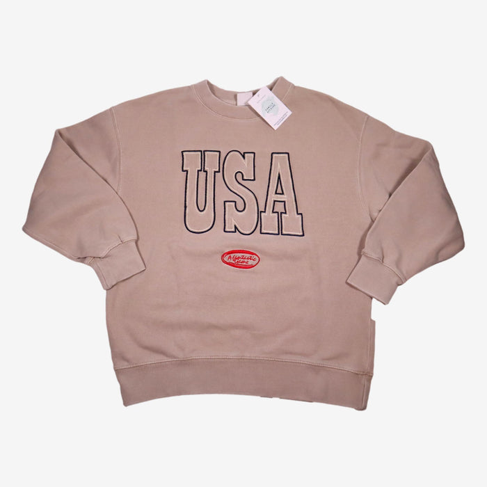 ZARA 10 ans sweat beige "usa"