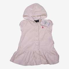 RALPH LAUREN  12 mois robe blanche à capuche