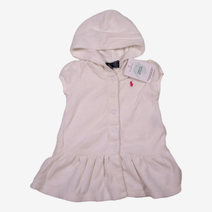 RALPH LAUREN 2 ans robe blanche à capuche