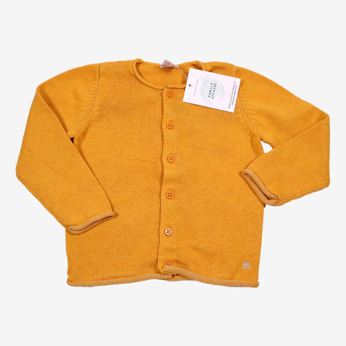 PETIT BATEAU 2 ans gilet jaune