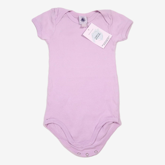 PETIT BATEAU 18 mois body violet claire