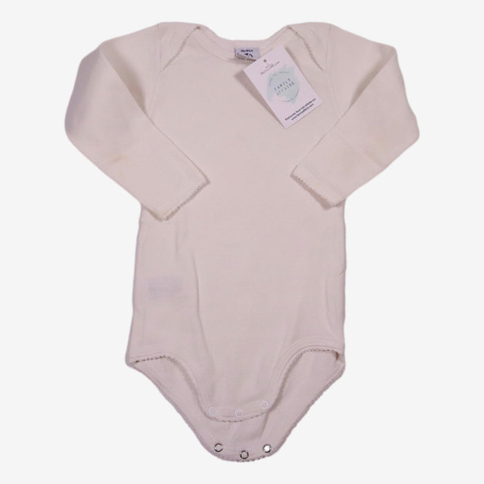 PETIT BATEAU 18 mois body blanc