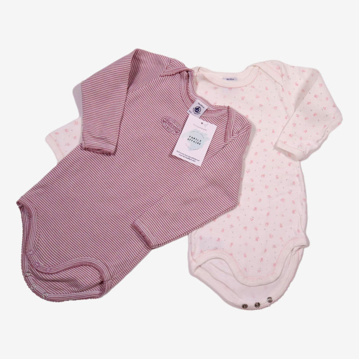 PETIT BATEAU 18 mois lot de 2 bodies