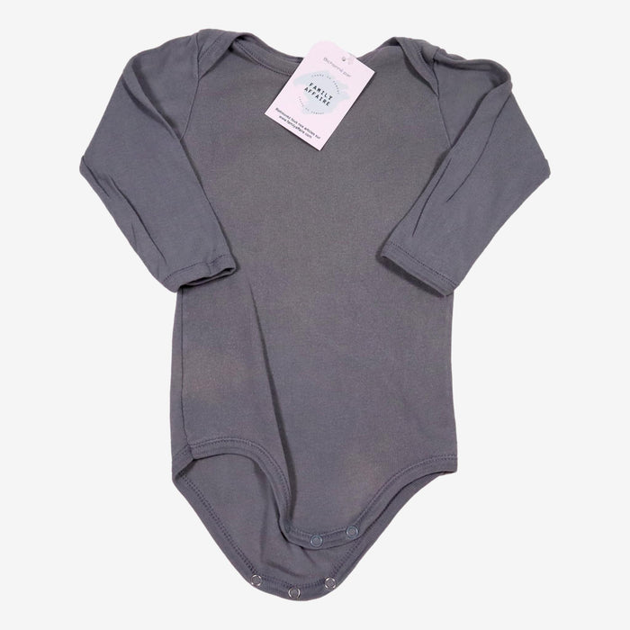 PETIT BATEAU 12 mois body gris souris