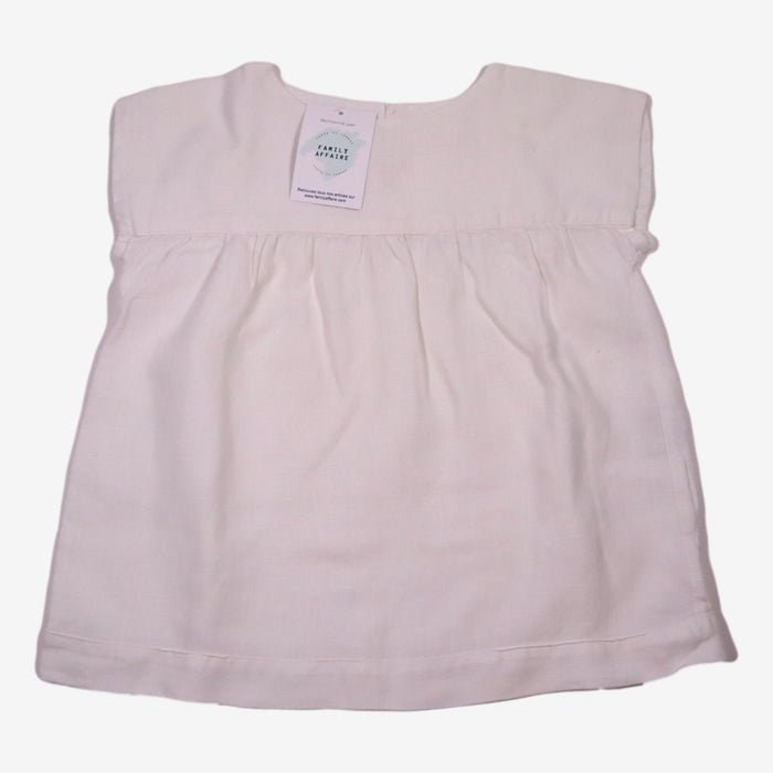 NILS 6 ans blouse blanche en lin