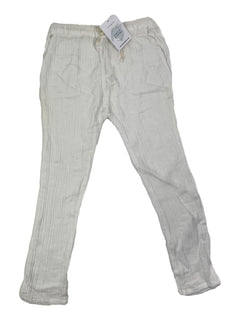 APACHES 8 ans pantalon  gaze coton blanc