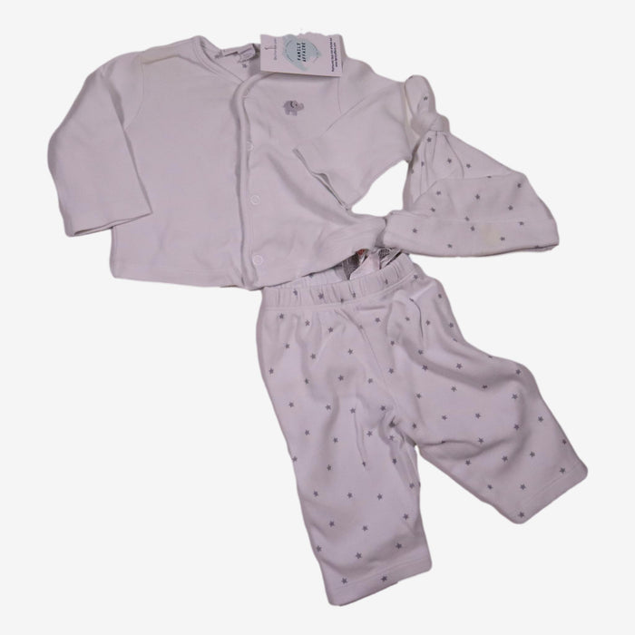 THE LITTLE WHITE COMPANY 0 mois ensemble pyjama