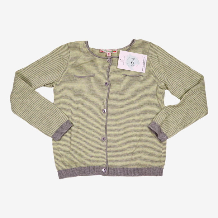 BONPOINT 6 ans gilet gris et vert