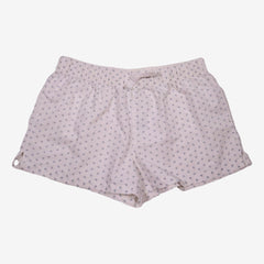 SLEEP 14 ans short pyjama blanc fleur bleu