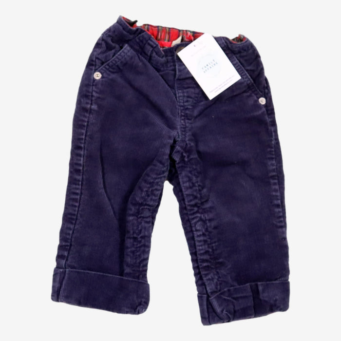 JOHN LEWIS 9 mois pantalon velours bleu