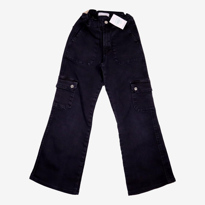 ZARA 12 ans pantalon jean noir avec poche