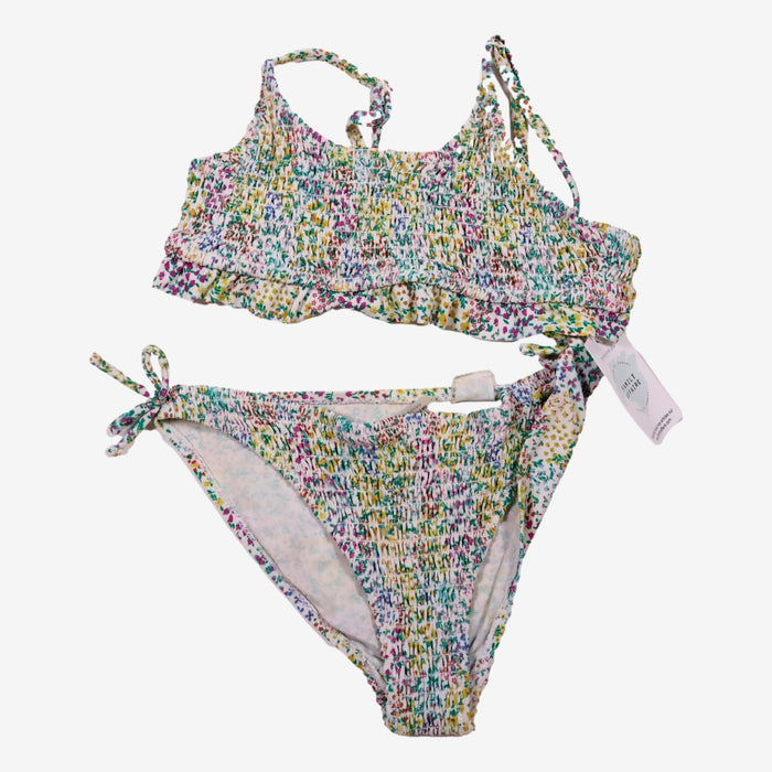 ZARA 10 ans maillots de bain 2 pièce froncé fleur