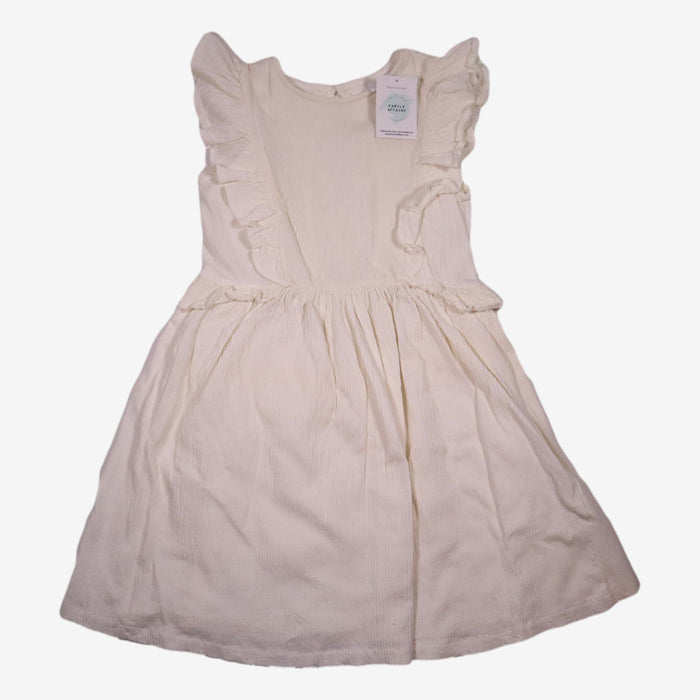 ZARA 14 ans robe blanche volant épaule