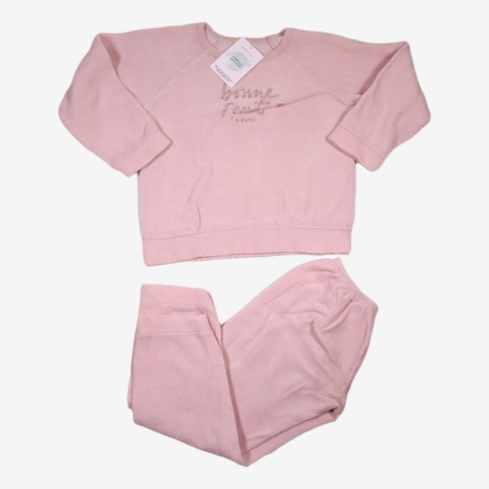 PETIT BATEAU 6 ans ensemble pyjama rose chaud