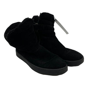 Bottines noires en daim P 36