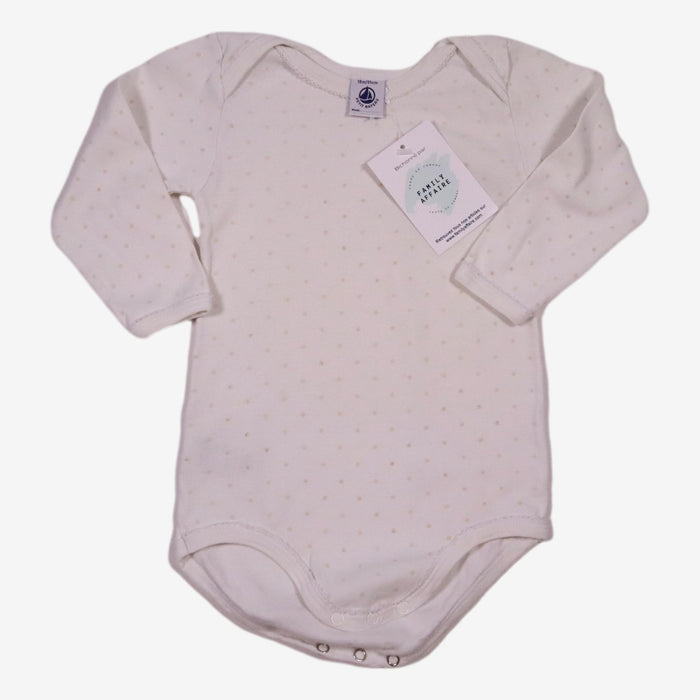 PETIT BATEAU 18 mois body à poids