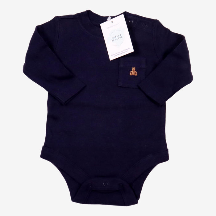 GAP 6 mois body bleu marine