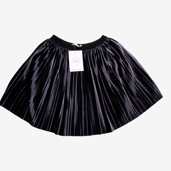 ZARA 7 ans jupe plissée velours noire