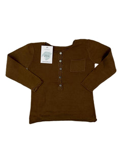 BONTON 2 ans pull marron fin (défaut)