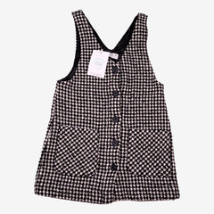 ZARA 6 ans salopette robe motif pied de poule