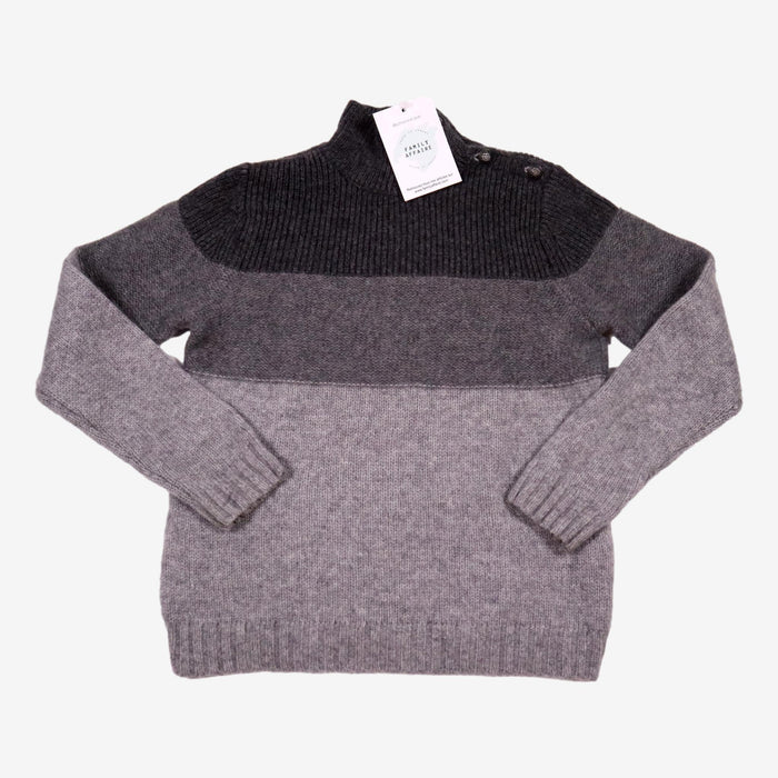 BONPOINT 6 ans pull gris en cachemire