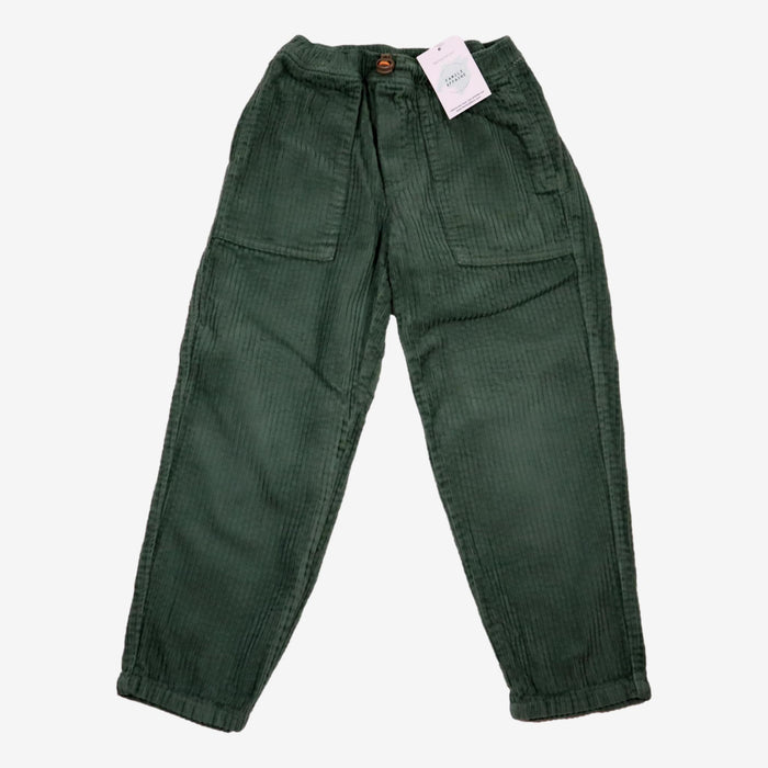 ZARA 8 ans pantalon vert pin en velours côtelé