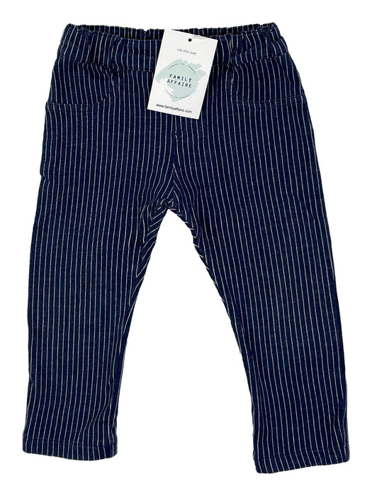 PETIT BATEAU 12 mois pantalon rayé bleu