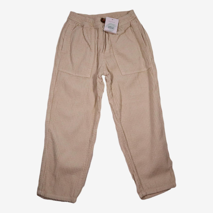 ZARA 8 ans pantalon blanc en velours côtelé