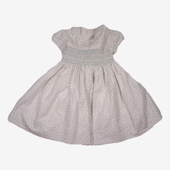 AMAIA outlet 6m et 2 ans robe fleurs bleu