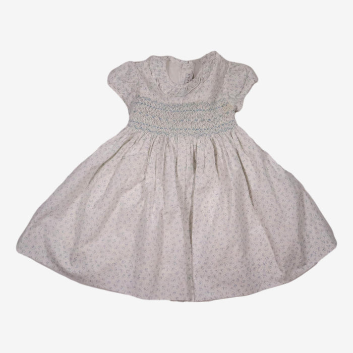 AMAIA outlet 6m et 2 ans robe fleurs bleu