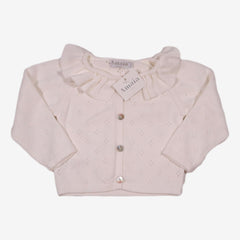 AMAIA outlet 12 mois cardigan lucia blanc