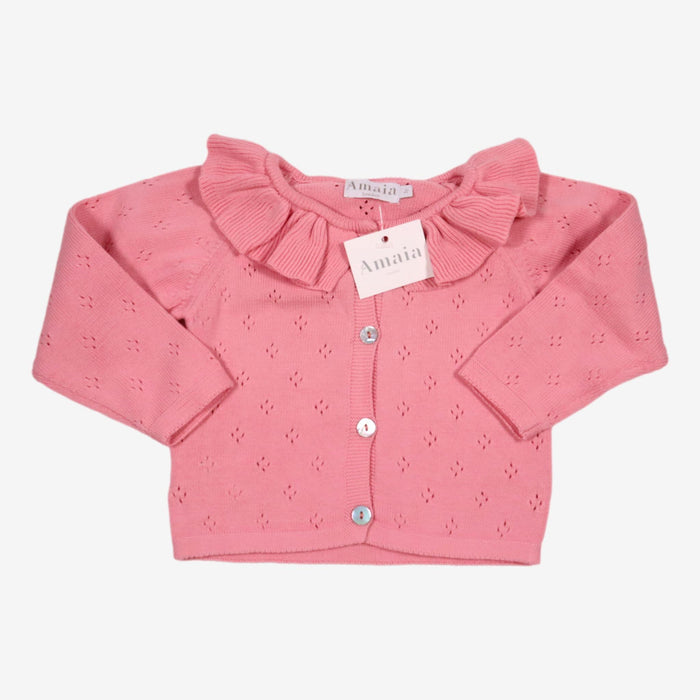 AMAIA outlet 12 mois cardigan lucia rose