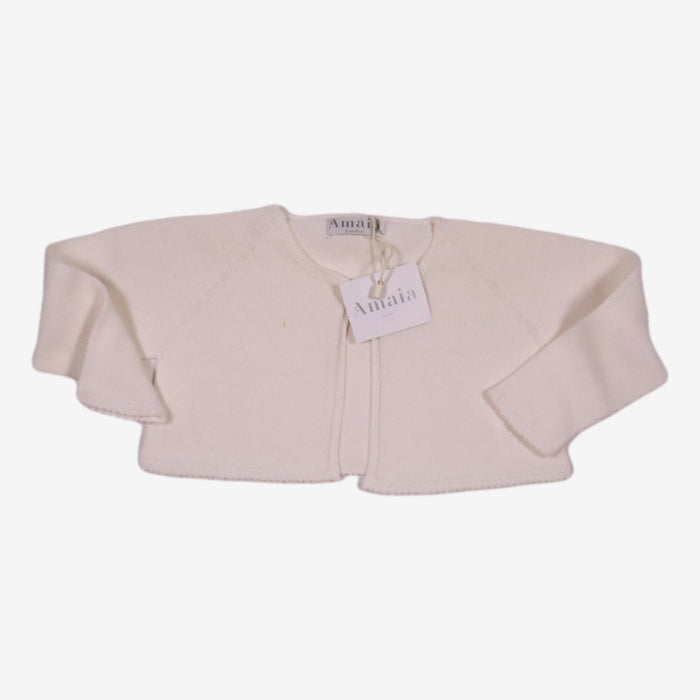 AMAIA outlet 12m cardigan cropped blanc