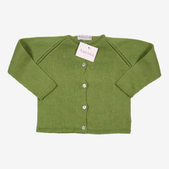 AMAIA outlet 12m, 6m cardigan vert pomme