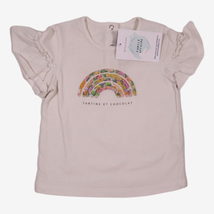 TARTINE ET CHOCOLAT 12 mois t-shirt blanc