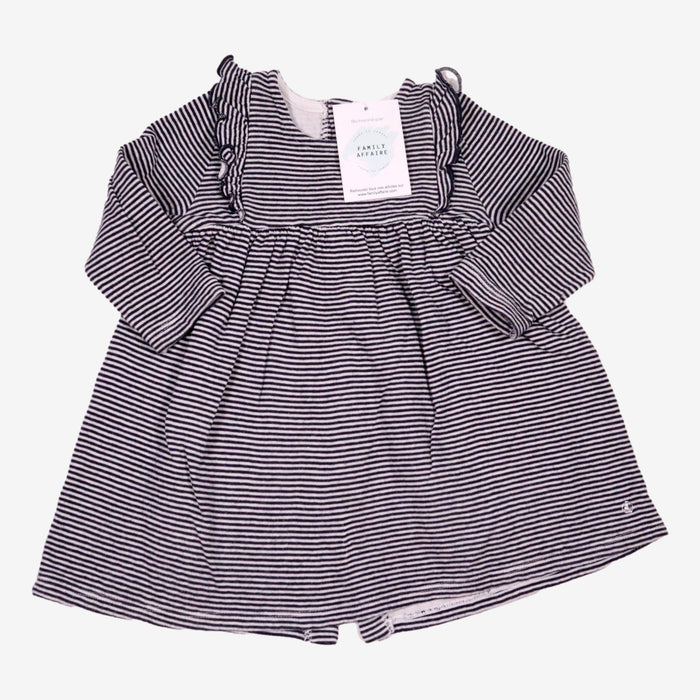 PETIT BATEAU 12 mois robe à rayures